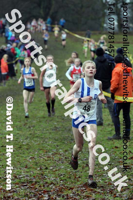 Girls under-15s Northern Cross Country, Knowsley Safari Park. Photo: David T. Hewitson/Sports for All Pics
